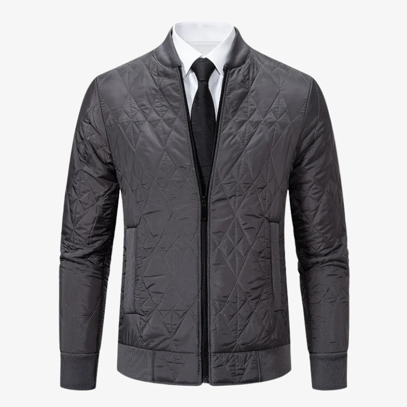 Augsburg Elegante giacca trapuntata a rombi stile bomber