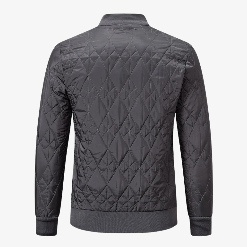 Augsburg Elegante giacca trapuntata a rombi stile bomber