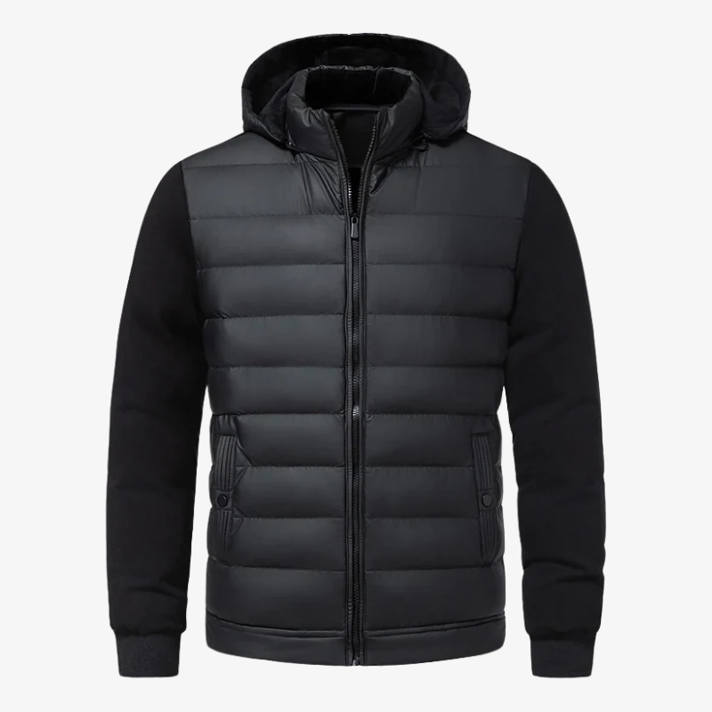 Innsbruck Sportliche Hybrid-Steppjacke mit Kapuze