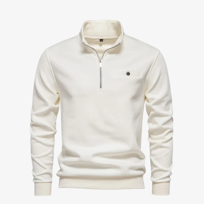 Wiesbaden Half-Zip Pullover mit Brusttasche