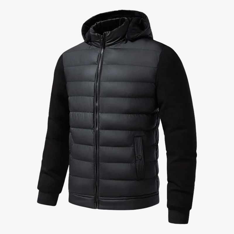 Innsbruck Sportliche Hybrid-Steppjacke mit Kapuze