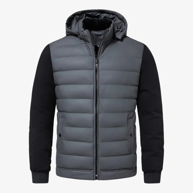 Innsbruck Sportliche Hybrid-Steppjacke mit Kapuze