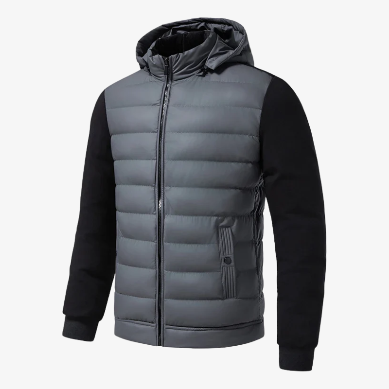 Innsbruck Sportliche Hybrid-Steppjacke mit Kapuze