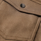 Füssen Gefütterte Fliegerjacke in Wildleder-Optik mit Sherpa-Kragen