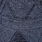 Baden-Baden V-Ausschnitt Cardigan mit Rautenmuster