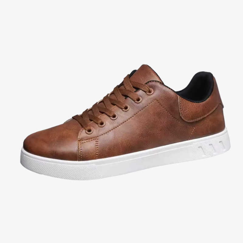 Colonia Sneaker casual minimalista in similpelle liscia