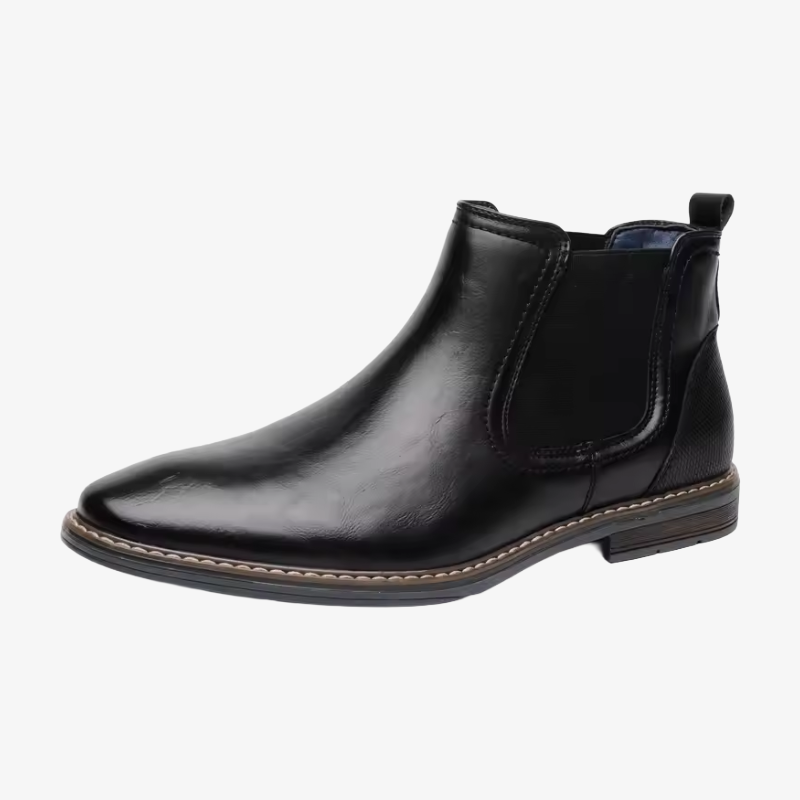 Heidelberg Klassische Chelsea Boots in Glattleder-Optik