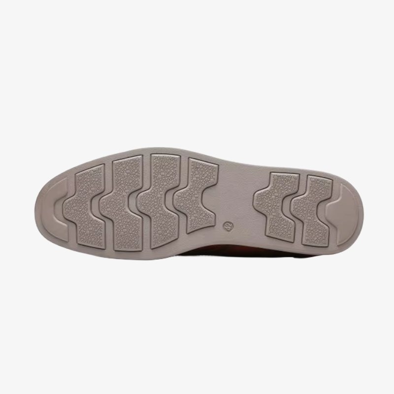 Leipzig Klassischer Brogue-Schnürschuh mit Hybrid-Sohle